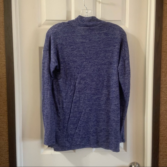 Simply Vera Vera Wang Blue Cowl Neck Sweater Top - Picture 6 of 6